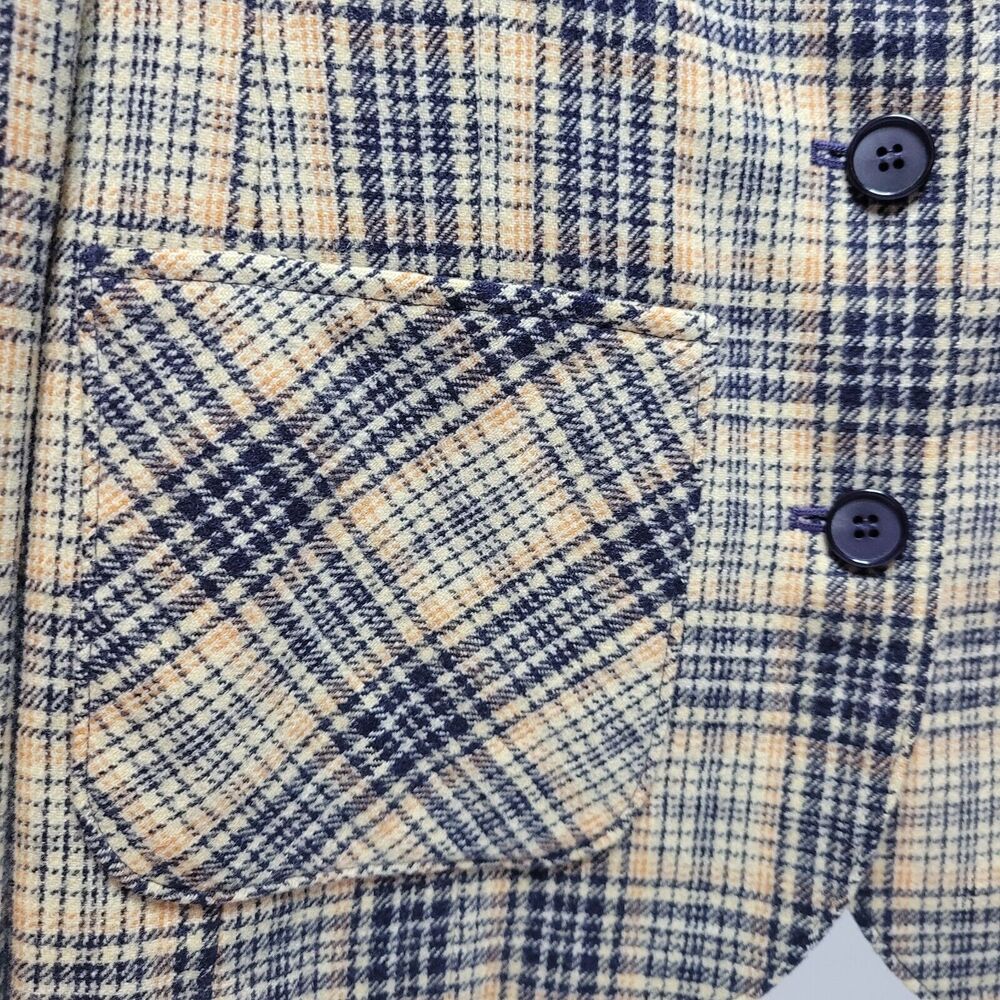 Vintage Pendleton Plaid Blazer Jacket Women's Woo… - image 3